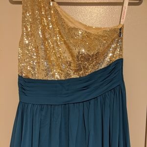 One Shoulder - Bridesmaid long dress